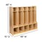 Emma and Oliver Wood School Coat Locker with Bench, Cubbies and Storage Organizer Hook